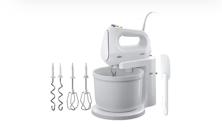 همزن کاسه دار براون مدل HM1070 | توان ۴۰۰ وات اصل آلمان