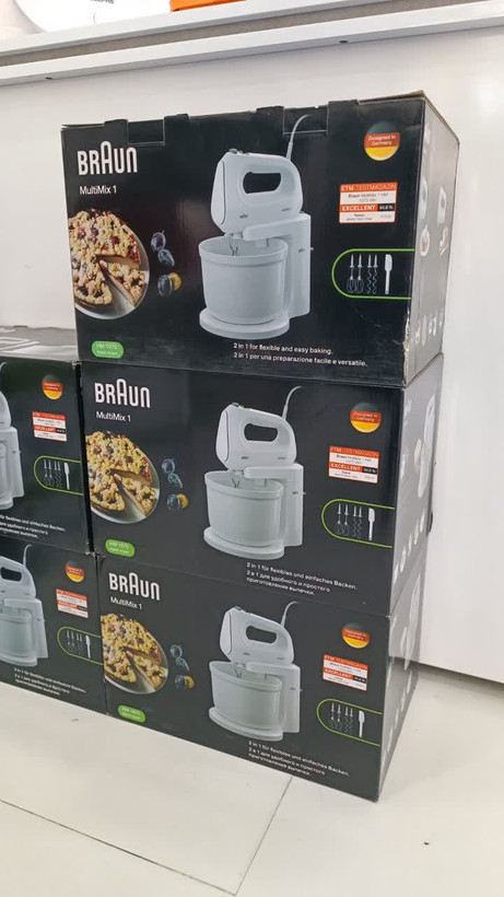 همزن کاسه دار براون مدل HM1070 | توان ۴۰۰ وات اصل آلمان