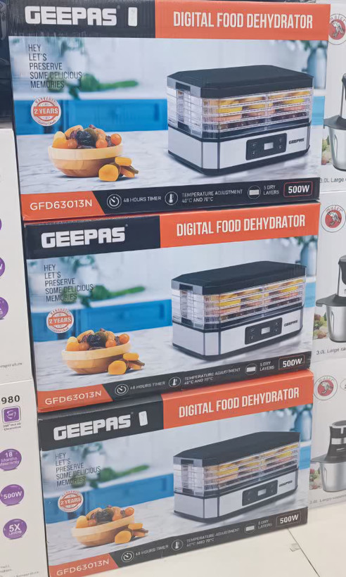 میوه خشک کن دیجیتال جیپاس مدل GFD63013N