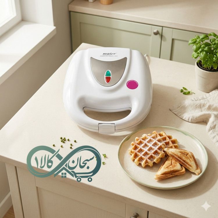 ساندویچساز ۶ کاره مایر مدل MR-3014 |مشکی