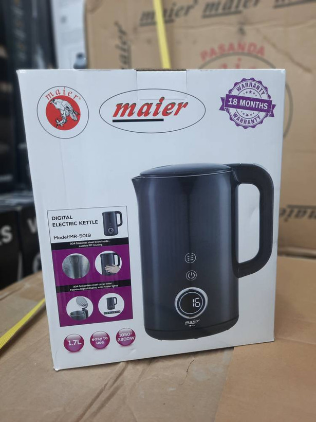 کتری برقی مایر مدل MR-5019 | دوجداره دیجیتال