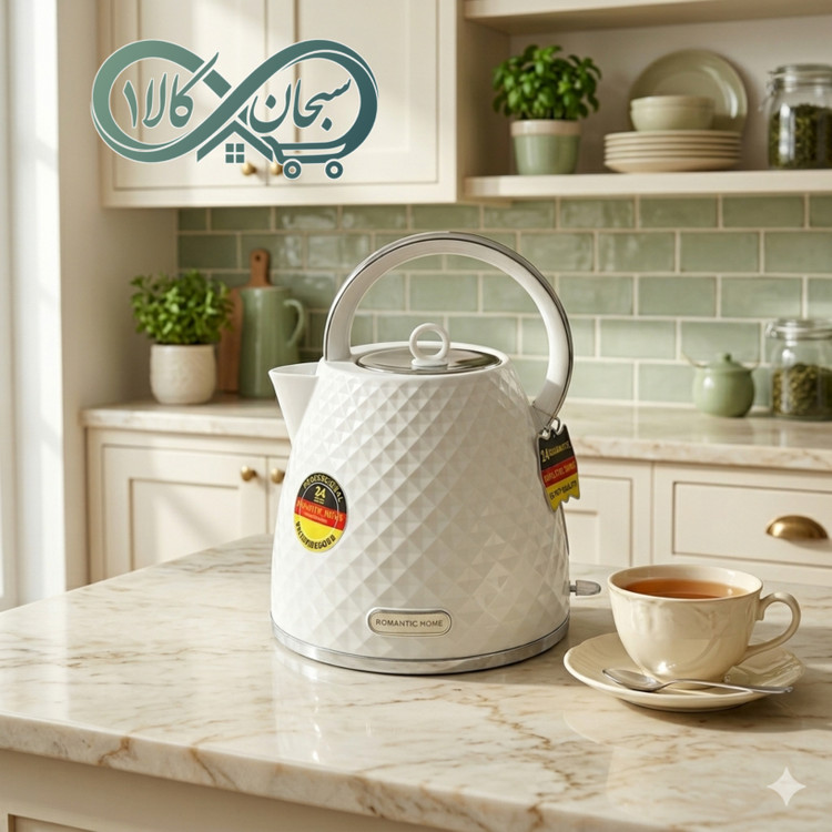 کتری برقی رومانتیک هوم مدل WF-26 |سفید