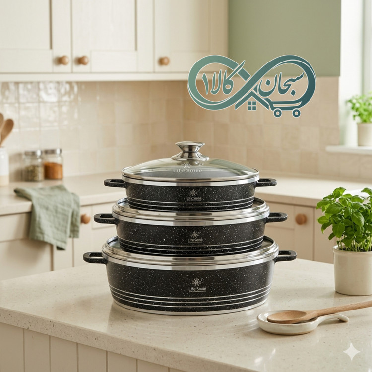 سرویس تابه لایف اسمایل۶ پارچه مدل LIFEP17SHR-6